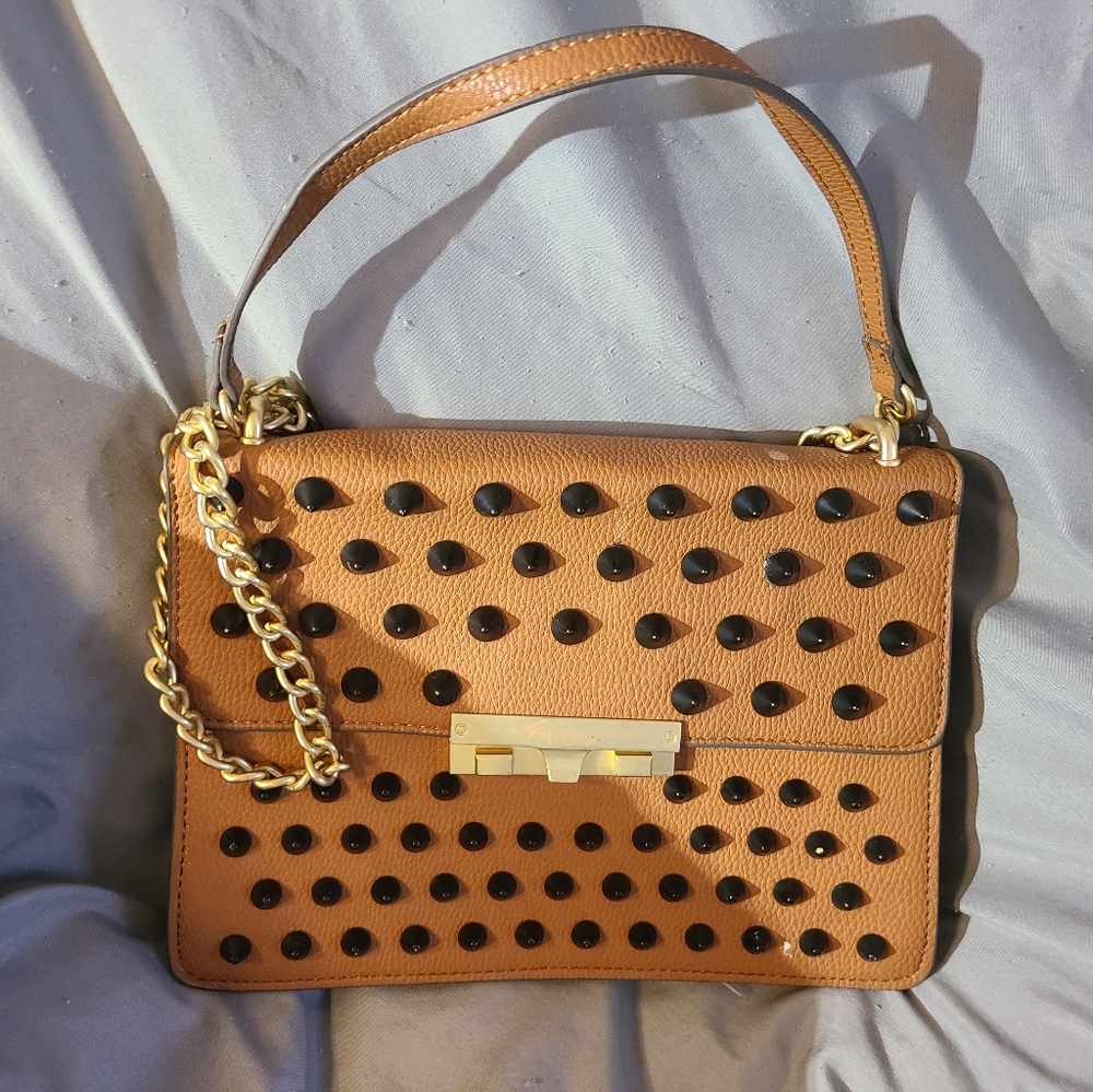 FOLEY& CORINNA SPIKE LEATHER BAG